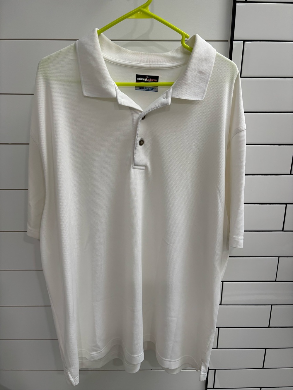 Grand Slam White Men's Polo - Short Sleeve